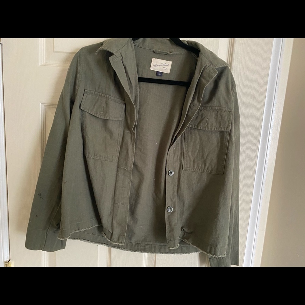 army green jacket